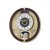Đồng hồ treo tường có nhạc Seiko Clock QXM356B (Nâu)