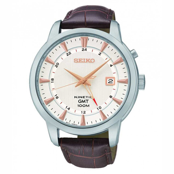 Đồng hồ nam Seiko Kinetic GMT SUN035P1 chính hãng - SUNWatch