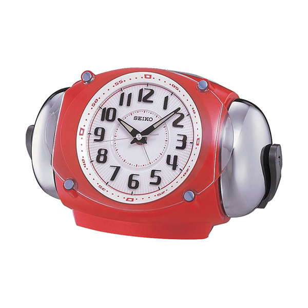 Đồng hồ báo thức để bàn Seiko Clock QXK110R (đỏ) chính hãng - SUNWatch